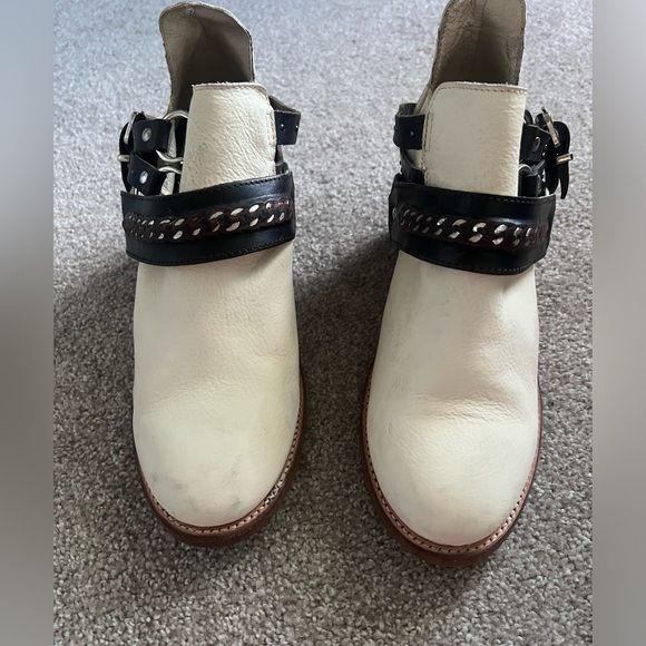 Freebird by Steven Cream and Brown Ankle Boots - Picture 6 of 12